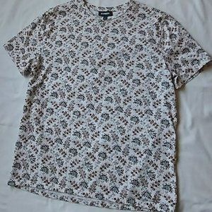 Express, XL, floral print t-shirt